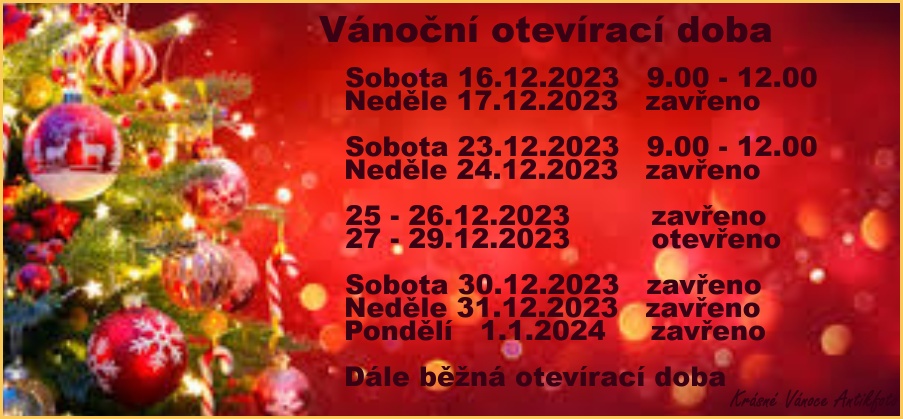 Vánoční otevírací doba