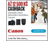 Zimní cashback na vybrané produkty Canon (Platí od 1.11.2022 do 31.1.2023)