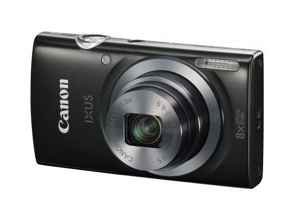 Canon Ixus 160 černý + krycí fólie na display ZDARMA !