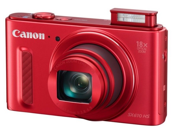 Canon PowerShot SX610 HS červený + brašna + 8GB karta ZDARMA !