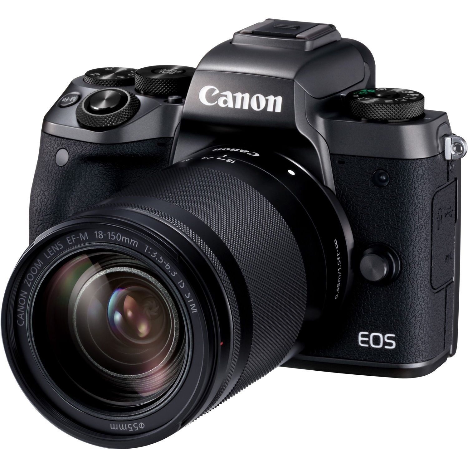 Canon EOS M5 + 18-150 mm IS STM + adaptér EF-EOS M