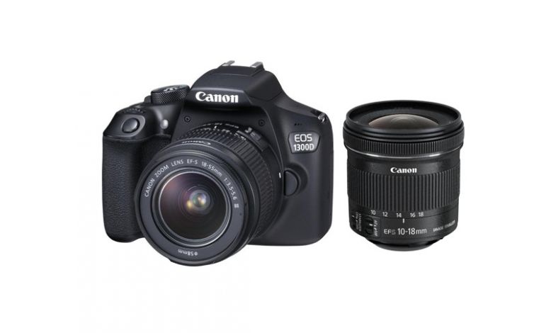 Canon EOS 1300D + 18-55mm DC + 10-18 STM