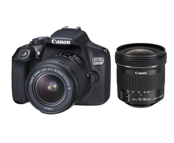 Canon EOS 1300D + 18-55mm DC + 10-18 STM