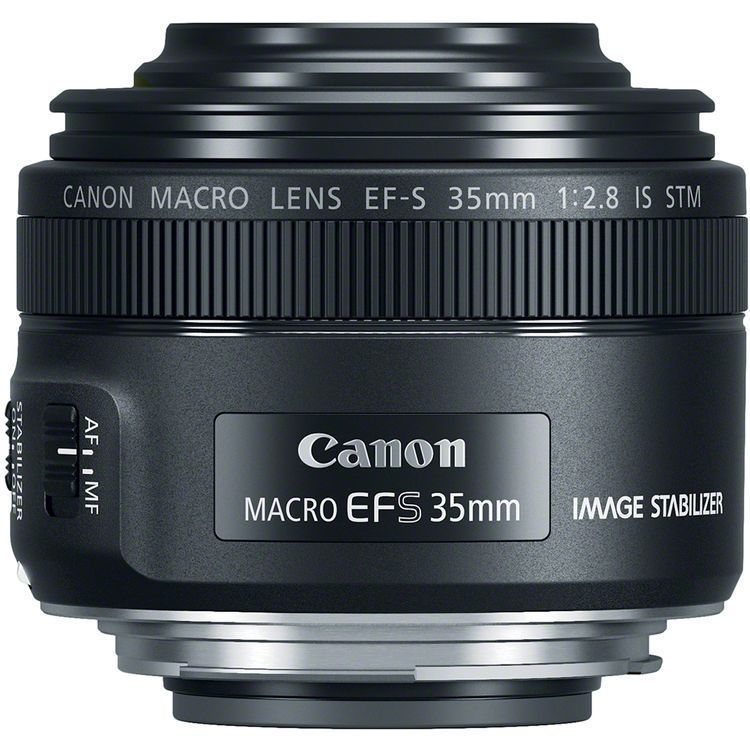 Canon EF-S 35mm f/2,8 Macro IS STM s LED světlem 