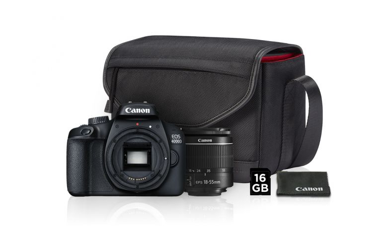 Canon EOS 4000D + 18-55mm DC III + VUK