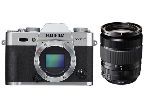 Fujifilm X-T10 + 18-135 mm stříbrný