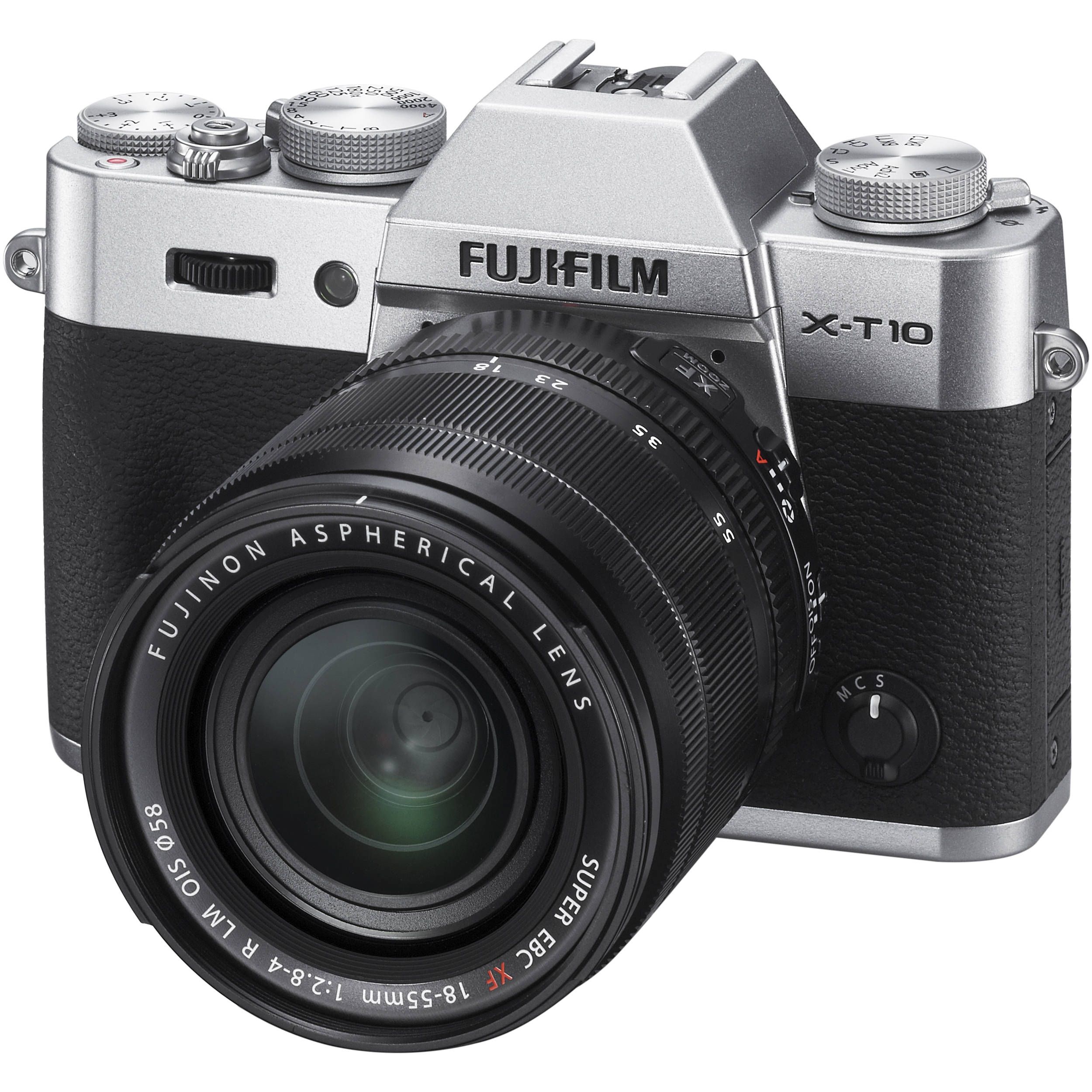 Fujifilm X-T10 + 18-55 mm stříbrný