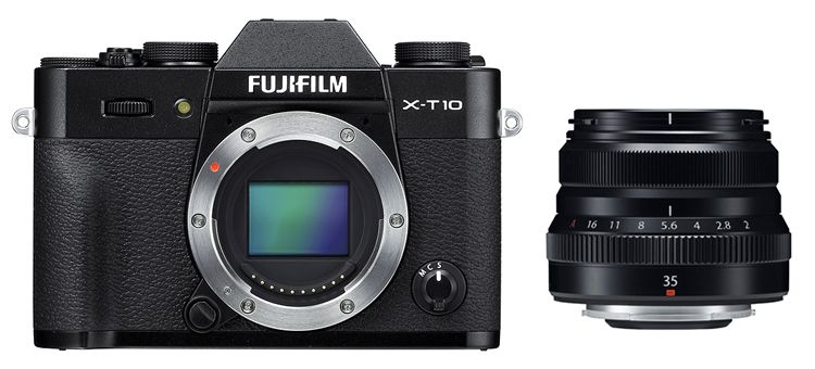 Fujifilm X-T10 černý + XF35mm
