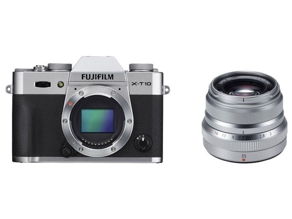 Fujifilm X-T10 stříbrný + XF35mm