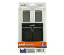 Jupio set 2x bateri PS-BLS5/PS-BLS50 - 1210 mAH a duální nabíječka pro Olympus - obrázek