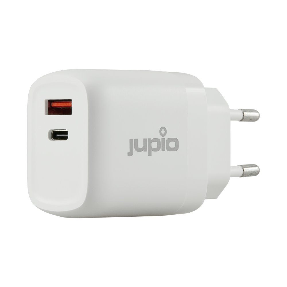 Jupio dual USB gan charger USB-A/USB-C 30W