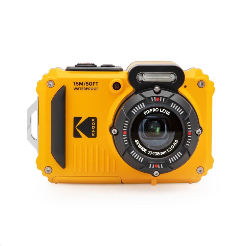 Kodak WPZ2 Žlutá    2x Li-ion Battery + 16GB Micro SDHC