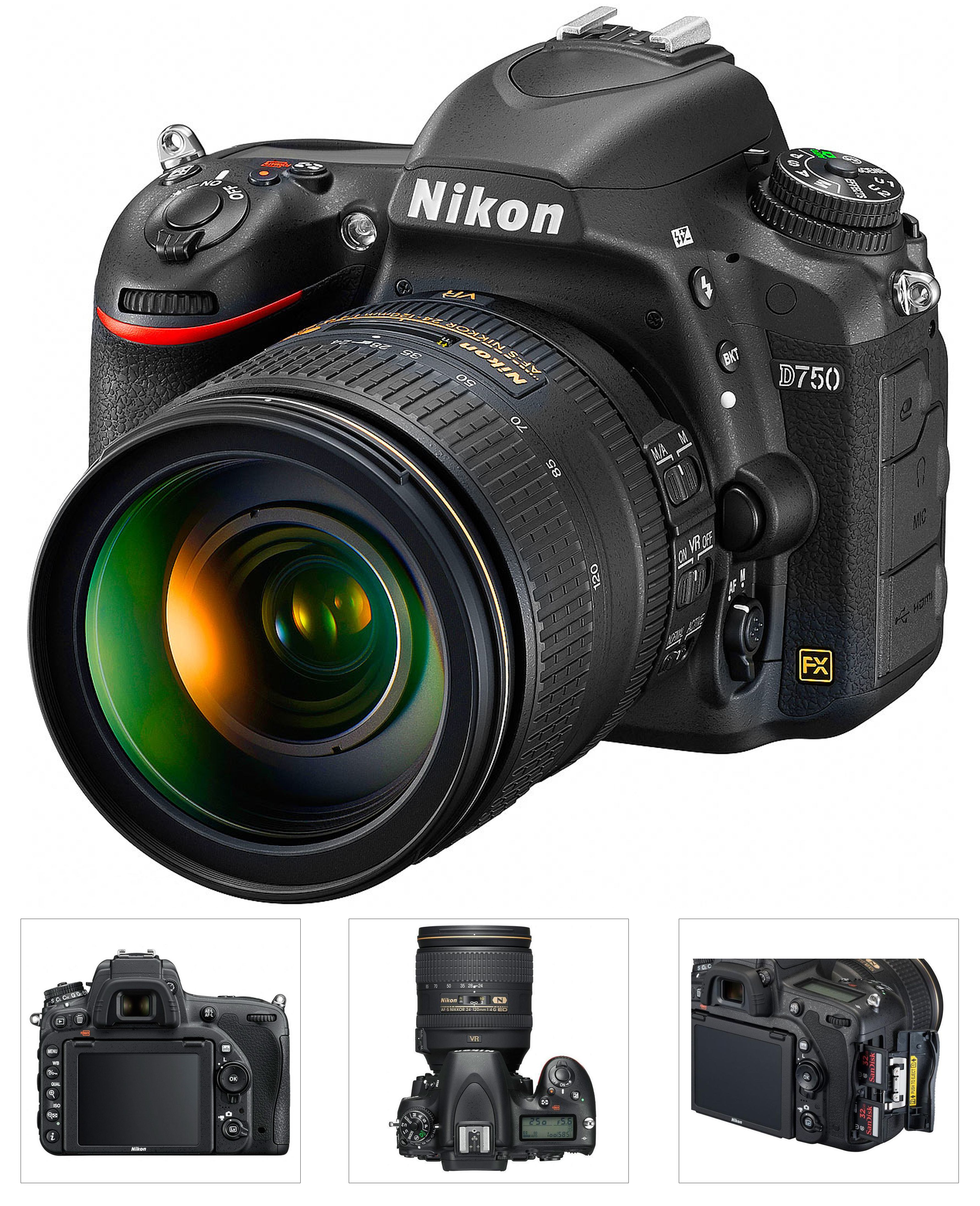 Nikon D750 + 24-120 mm VR