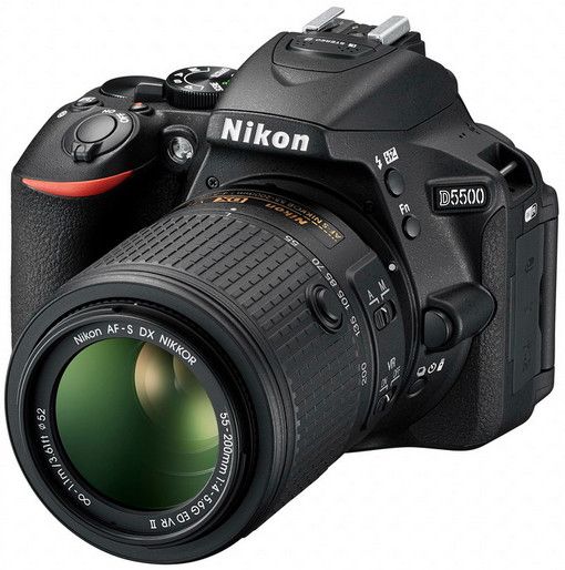 Nikon D5500 + 18-55 mm VR II + 55-200 mm VR II