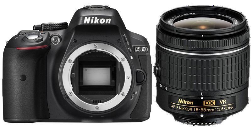 Nikon D5300 + 18-55 mm AF-P VR černý