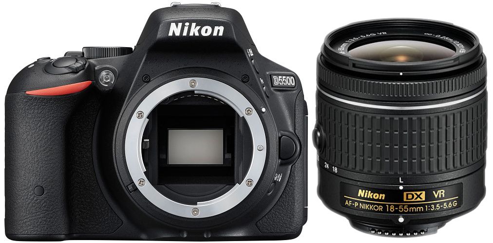 Nikon D5500 + 18-55 mm AF-P VR černý