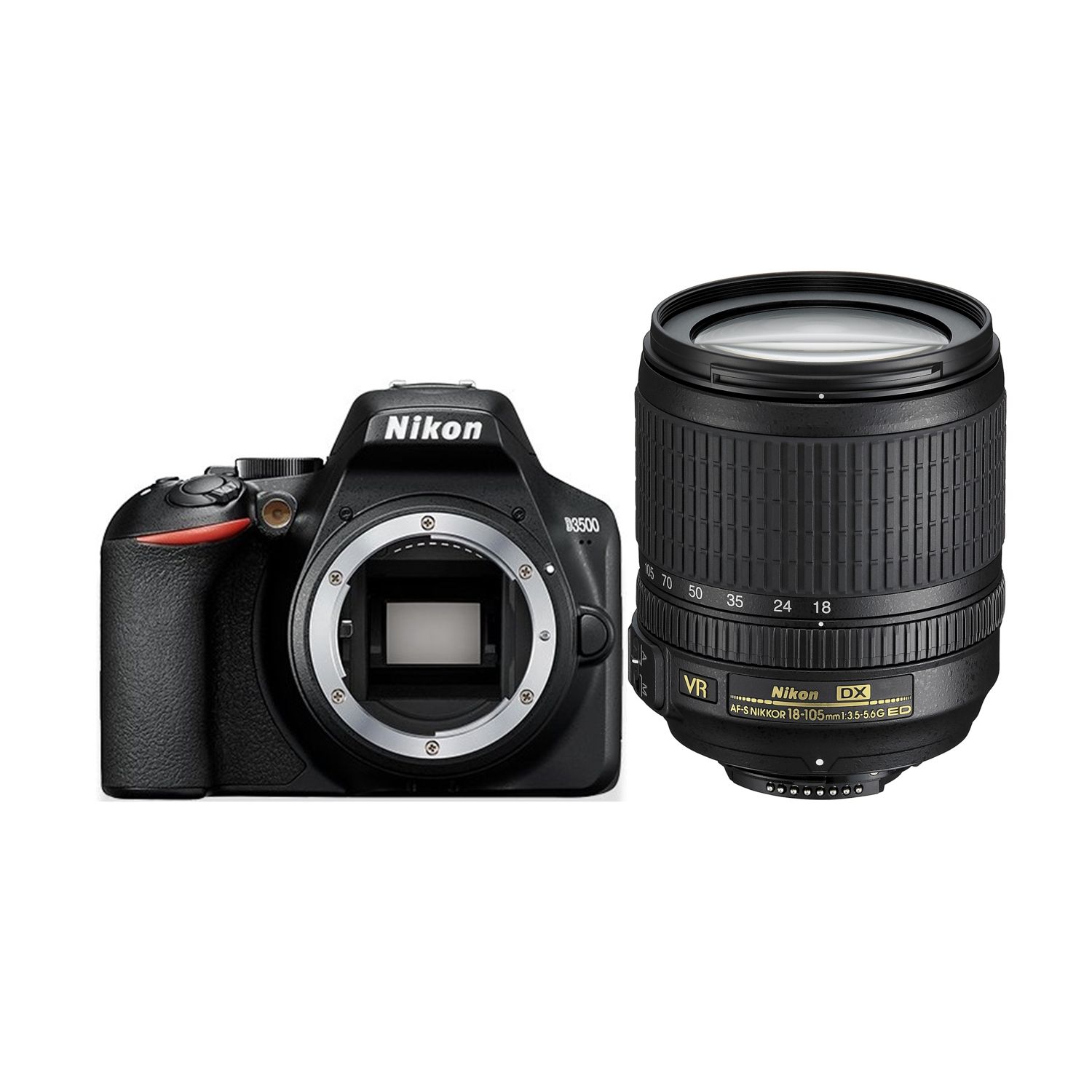 Nikon D3500 + 18-105mm