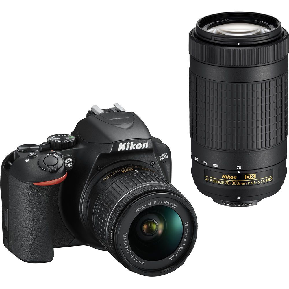 Nikon D3500 + 18-55mm AF-P + 70-300mm AF-P