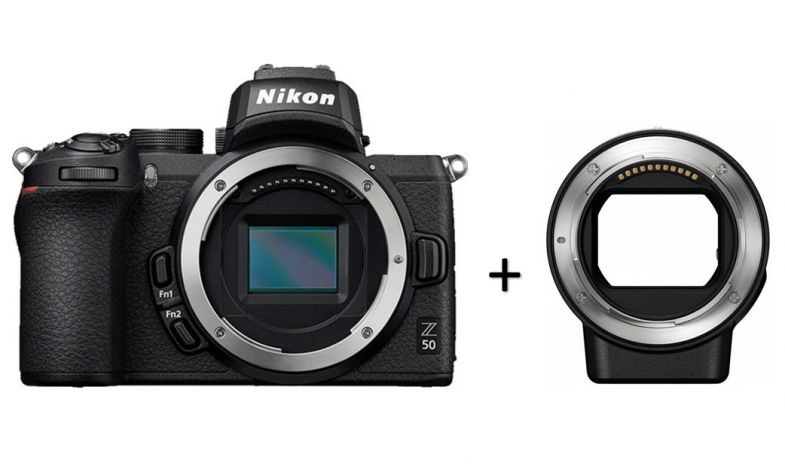Nikon Z50 + FTZ ll adaptér
