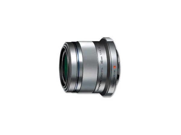 OLYMPUS ZUIKO DIGITAL M 45/1,8 stříbrný