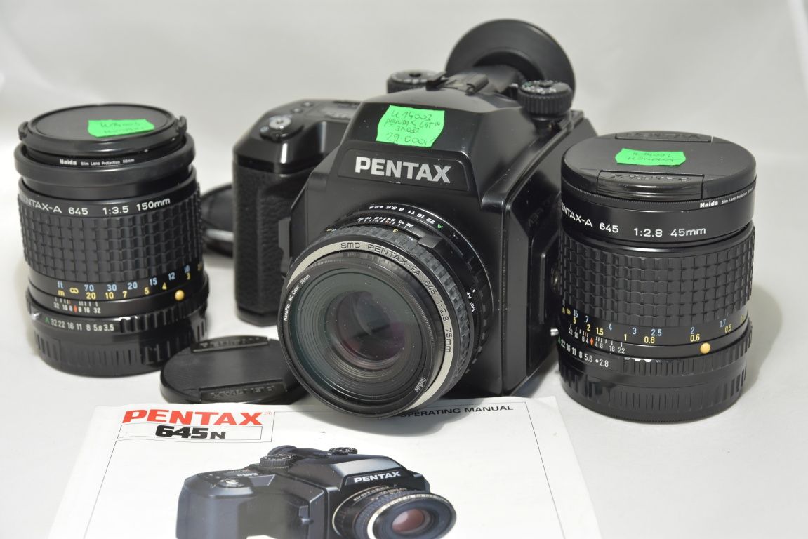 K 14003 PENTAX 645N + 75/2,8 + 45/2,8 + 150/3,5