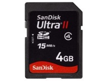 SanDisk SDHC Ultra 4GB 15MB/s
