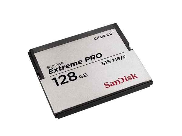 SanDisk Extreme Pro CFAST 2.0 128 GB 515 MB/s