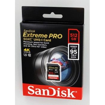 SanDisk Extreme Pro SDXC 512GB 95MB/s class 10 UHS-I U3 