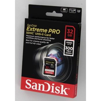 SanDisk Extreme Pro SDHC 32GB 300MB/s UHS-II 