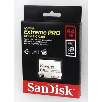 SanDisk Extreme Pro CFAST 2.0 64GB 525MB/s VPG130 