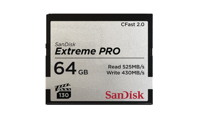 SanDisk Extreme Pro CFAST 2.0 64GB 525MB/s VPG130