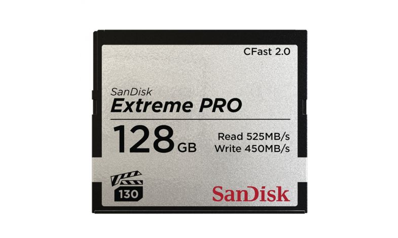 SanDisk Extreme Pro CFAST 2.0 128GB 525MB/s VPG130
