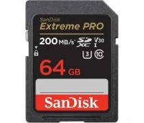 SanDisk Extreme PRO SDXC 64GB 200 MB/s & 90 MB/s UHS-I - obrázek