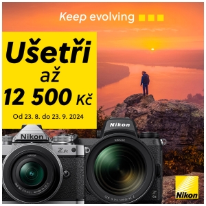 Ušetři s Nikonem - akce na vybrané produkty (Platí&nbspod&nbsp23.8.&nbspdo&nbsp23.9.2024)