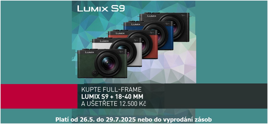 PROMO LUMIX S9 (Platí&nbspod&nbsp26.5.&nbspdo&nbsp29.7.2025) 
