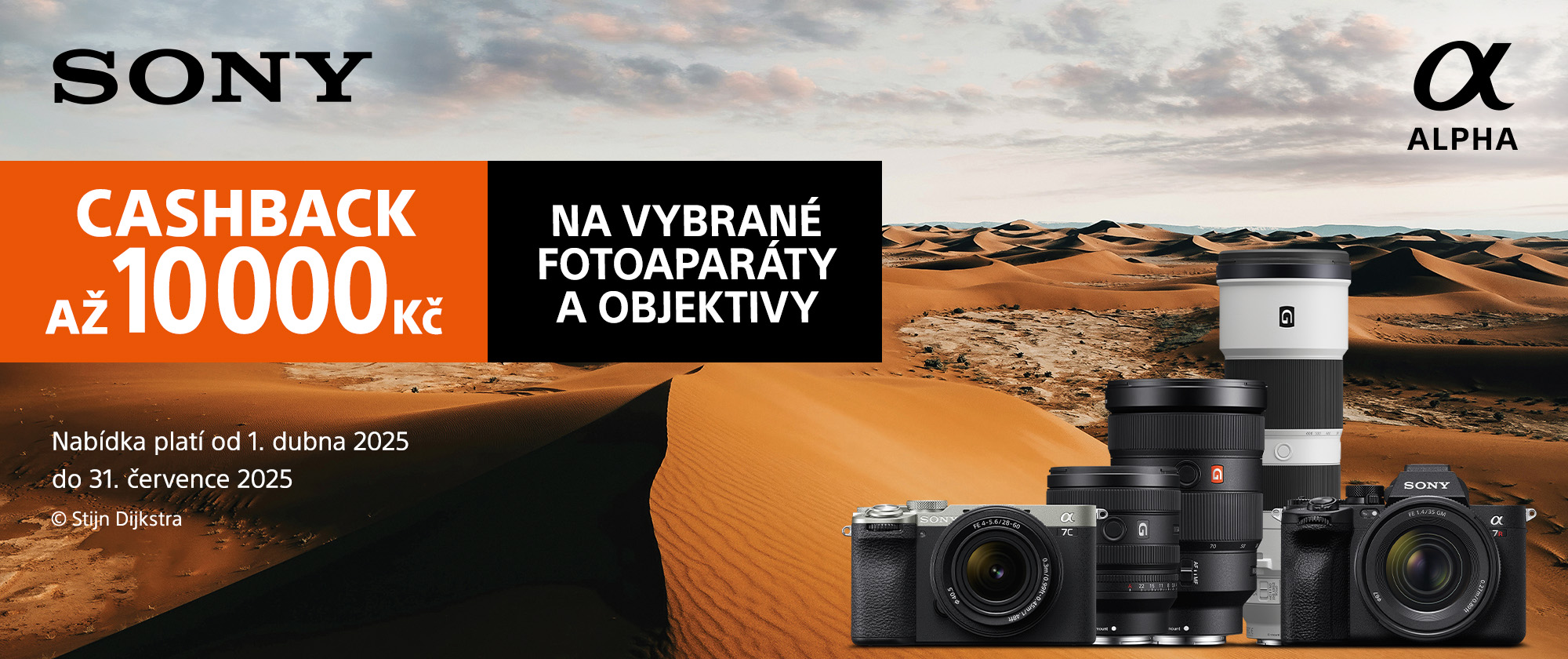 SONY LETNÍ CASHBACK 1.4. - 31.7.2025