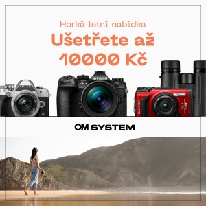 OM System - Cashback Foto + Dalekohledy (Platí od 19.6. do 17.8.2025)