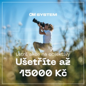 OM SYSTEM - Cashback na objektivy (Platí&nbspod&nbsp3.7.&nbspdo&nbsp20.7.2025)
