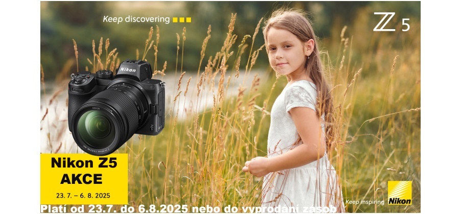 NIKON AKCE Z5 I. verze + její kity (Platí&nbspod&nbsp23.7.&nbspdo&nbsp6.8.2025)