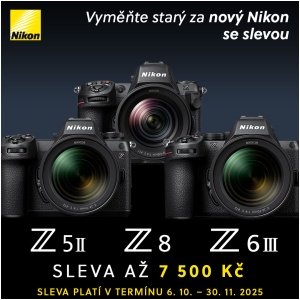 NIKON - AKCE TRADE IN (Platí&nbspod&nbsp6.10.&nbspdo&nbsp30.11.2025)