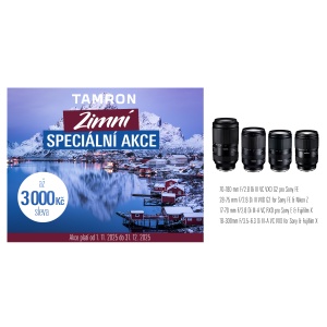 TAMRON - ZIMNÍ SLEVOVÁ AKCE 2025 (Platí&nbspod&nbsp1.11.&nbspdo&nbsp31.12.2025)