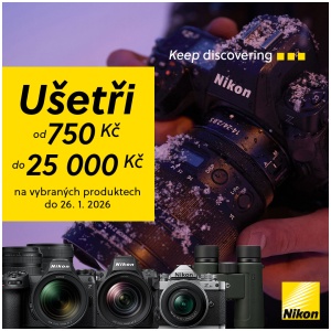 Ušetři s Nikonem - Zima (Platí&nbspod&nbsp31.10.2025&nbspdo&nbsp26.1.2026)