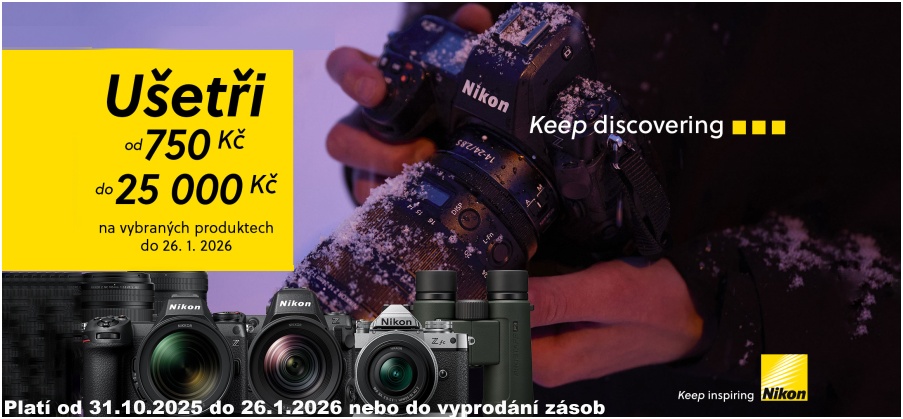Ušetři s Nikonem - Zima (Platí&nbspod&nbsp31.10.2025&nbspdo&nbsp26.1.2026)