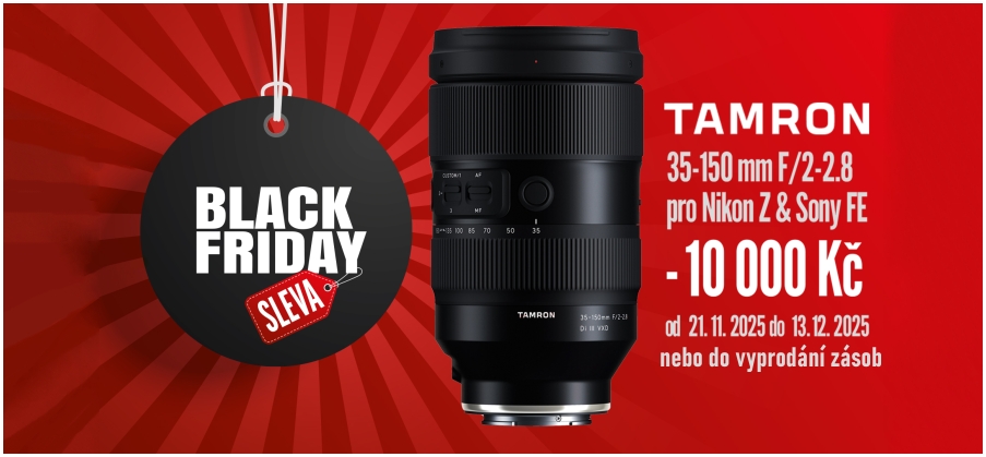 TAMRON - BLACK FRIDAY (Platí od 21.11. do 13.12.2025)