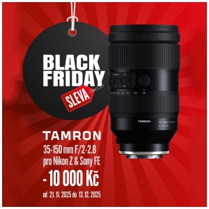 TAMRON - BLACK FRIDAY (Platí&nbspod&nbsp21.11.&nbspdo&nbsp13.12.2025)