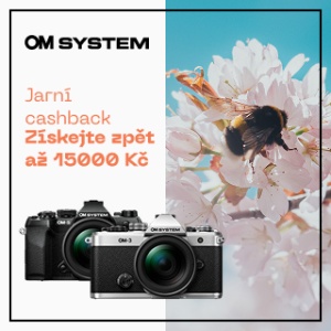 OM SYSTEM Jarní cashback (Platí&nbspod&nbsp26.2.&nbspdo&nbsp6.4.2026)