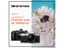 OM SYSTEM Jarní cashback (Platí&nbspod&nbsp26.2.&nbspdo&nbsp6.4.2026)
