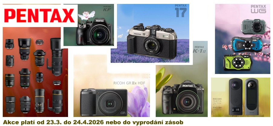 Akce RICOH / PENTAX (Platí&nbspod&nbsp23.3.&nbspdo&nbsp24.4.2026)