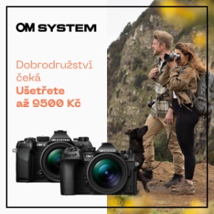 OM SYSTEM - CASHBACK (Platí&nbspod&nbsp16.4.&nbspdo&nbsp17.5.2026)