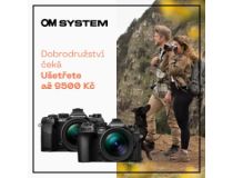 OM SYSTEM - CASHBACK (Platí&nbspod&nbsp16.4.&nbspdo&nbsp17.5.2026)